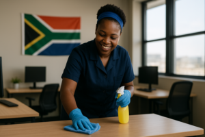 Cleaning positions available in Randburg: numerous openings offering an average pay of R20 per hour